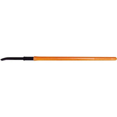 NUPLA - 46-3/4" OAL Hardened Forged Steel Single End NonConductive Pry Bar - All Tool & Supply