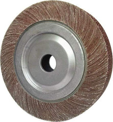 Tru-Maxx - 6" Diam, 80 Grit Aluminum Oxide Unmounted Flap Wheel - 1" Hole, 1/2" Wide, Coated, Medium Grade, 6,000 Max RPM - All Tool & Supply