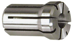 Parlec - 15/64 Inch, 0.2188 to 15/64 Inch Collet Capacity, Series DA180 Double Angle Collet - 1.639 Inch Overall Length, 1.025 Inch Overall Diameter - Exact Industrial Supply