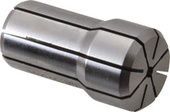 Parlec - 3/32 Inch, 5/64 to 3/32 Inch Collet Capacity, Series DA100 Double Angle Collet - 1-7/16 Inch Overall Length, 0.769 Inch Overall Diameter - Exact Industrial Supply