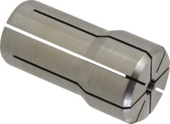 Parlec - 9/64 Inch, 1/8 to 9/64 Inch Collet Capacity, Series DA100 Double Angle Collet - 1-7/16 Inch Overall Length, 0.769 Inch Overall Diameter - Exact Industrial Supply