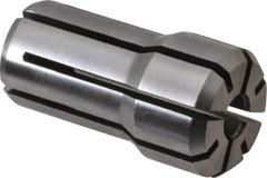 Parlec - 1/4 Inch, 15/64 to 1/4 Inch Collet Capacity, Series DA100 Double Angle Collet - 1-7/16 Inch Overall Length, 0.769 Inch Overall Diameter - Exact Industrial Supply