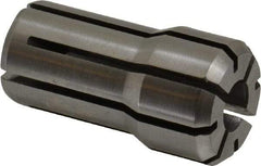 Parlec - 19/64 Inch, 9/32 to 19/64 Inch Collet Capacity, Series DA100 Double Angle Collet - 1-7/16 Inch Overall Length, 0.769 Inch Overall Diameter - Exact Industrial Supply