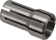 Parlec - 9/16 Inch, 35/64 to 9/16 Inch Collet Capacity, Series DA100 Double Angle Collet - 1-7/16 Inch Overall Length, 0.769 Inch Overall Diameter - Exact Industrial Supply