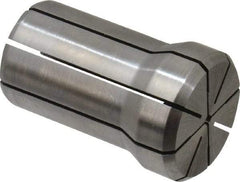 Parlec - 1/16 Inch, 3/64 to 1/16 Inch Collet Capacity, Series DA180 Double Angle Collet - 1.639 Inch Overall Length, 1.025 Inch Overall Diameter - Exact Industrial Supply