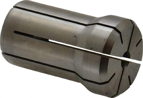 Parlec - 13/64 Inch, 3/16 to 13/64 Inch Collet Capacity, Series DA180 Double Angle Collet - 1.639 Inch Overall Length, 1.025 Inch Overall Diameter - Exact Industrial Supply