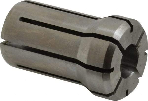 Parlec - 27/64 Inch, 13/32 to 27/64 Inch Collet Capacity, Series DA180 Double Angle Collet - 1.639 Inch Overall Length, 1.025 Inch Overall Diameter - Exact Industrial Supply