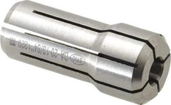 Parlec - 13/64 Inch, 3/16 to 13/64 Inch Collet Capacity, Series DA200 Double Angle Collet - 1-3/16 Inch Overall Length, 0.539 Inch Overall Diameter - Exact Industrial Supply