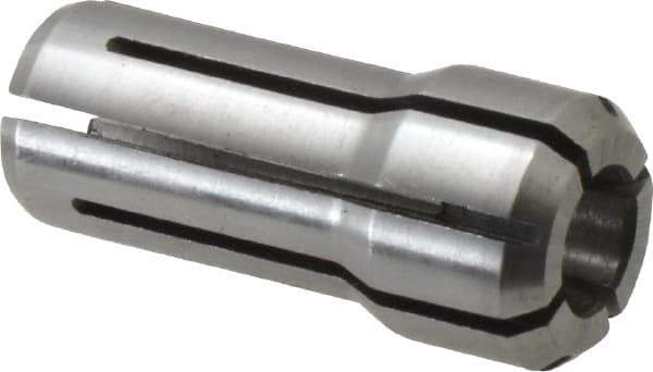 Parlec - 9/32 Inch, 17/64 to 9/32 Inch Collet Capacity, Series DA200 Double Angle Collet - 1-3/16 Inch Overall Length, 0.539 Inch Overall Diameter - Exact Industrial Supply