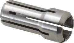 Parlec - 11/32 Inch, 21/64 to 11/32 Inch Collet Capacity, Series DA200 Double Angle Collet - 1-3/16 Inch Overall Length, 0.539 Inch Overall Diameter - Exact Industrial Supply