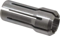 Parlec - 23/64 Inch, 11/32 to 23/64 Inch Collet Capacity, Series DA200 Double Angle Collet - 1-3/16 Inch Overall Length, 0.539 Inch Overall Diameter - Exact Industrial Supply