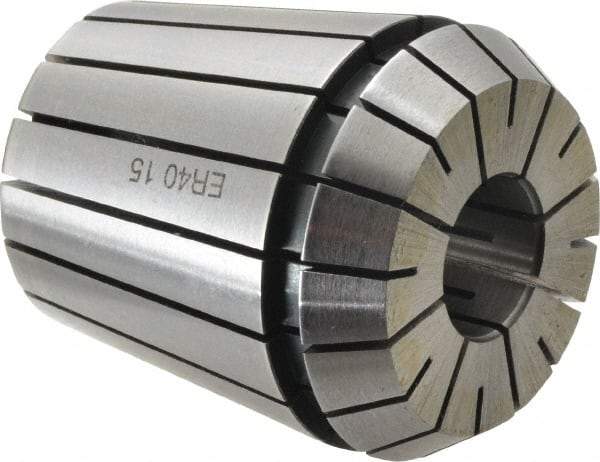 Parlec - 14 to 15mm ER40 Collet - 1.811" OAL, 1.614" Overall Diam - Exact Industrial Supply