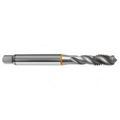 5/16-18 2B 3-Flute Cobalt Yellow Ring Semi-Bottoming 40 degree Spiral Flute Tap-Bright - All Tool & Supply