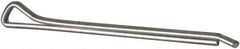 Made in USA - 5/32" Diam x 2-1/2" Long Hammerlock Cotter Pin - Grade 2, Zinc-Plated, Steel - All Tool & Supply