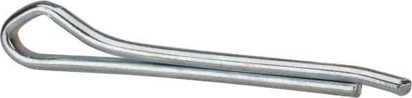 Made in USA - 5/16" Diam x 2-1/2" Long Hammerlock Cotter Pin - Grade 2, Zinc-Plated, Steel - All Tool & Supply