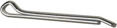 Made in USA - 3/8" Diam x 4" Long Hammerlock Cotter Pin - Grade 2, Zinc-Plated, Steel - All Tool & Supply