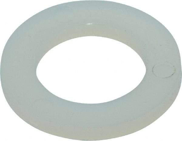 Made in USA - 3/8" Screw, Grade 6/6 Nylon Standard Flat Washer - 9.65mm ID x 5/8" OD, 1.57mm Thick - All Tool & Supply