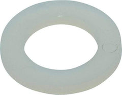 Made in USA - 3/8" Screw, Grade 6/6 Nylon Standard Flat Washer - 9.65mm ID x 5/8" OD, 1.57mm Thick - All Tool & Supply