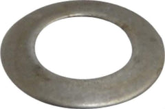 Gardner Spring - #6 Bolt, 0.138" ID, Grade 1074 Steel, Belleville Disc Spring - 9/32" OD, 0.02" High, 0.01" Thick - All Tool & Supply