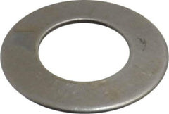 Gardner Spring - #8 Bolt, 0.164" ID, Grade 1074 Steel, Belleville Disc Spring - 0.343" OD, 0.024" High, 0.013" Thick - All Tool & Supply