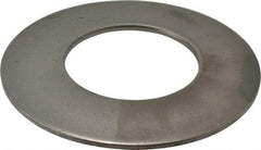 Gardner Spring - 2" Bolt, 2" ID, Grade 1074 Steel, Belleville Disc Spring - 4" OD, 1/4" High, 1/8" Thick - All Tool & Supply