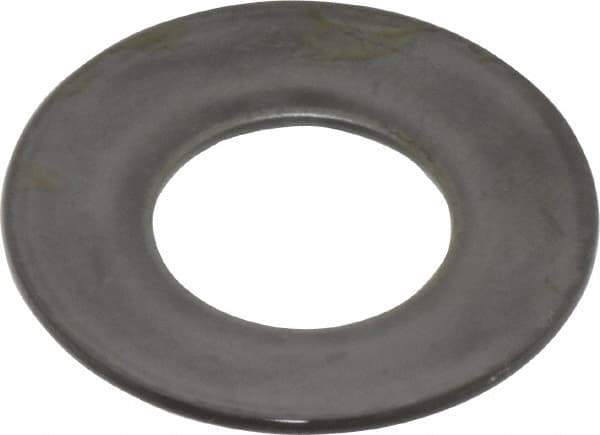 Gardner Spring - 0.4803" ID, Grade 1074 Steel, Belleville Disc Spring - 63/64" OD, 1/16" High, 0.0354" Thick - All Tool & Supply