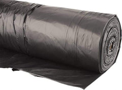 Value Collection - 100' Long x 20' Wide Polyethylene Tarp & Dust Cover - Black, 4 mil Thickness - All Tool & Supply