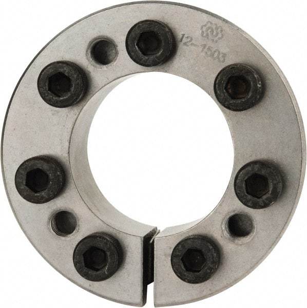 Climax Metal Products - M8 Thread, 1-3/4" Bore Diam, 2.953" OD, Shaft Locking Device - 7 Screws, 16,206 Lb Axial Load, 3.287" OAW, 0.787" Thrust Ring Width, 1,182 Ft/Lb Max Torque - All Tool & Supply