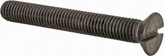 Value Collection - M10x1.50 Metric Coarse, 75mm OAL Slotted Drive Machine Screw - Flat Head, Grade 18-8 & A2 Stainless Steel, Uncoated, Without Washer - All Tool & Supply