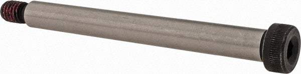 Value Collection - 3/8" Shoulder Diam x 3-1/2" Shoulder Length, 5/16-18 UNC, Hex Socket Shoulder Screw - 4140 Alloy Steel with Nylon Locking Patch, 1/4" Head Height x 9/16" Head Diam - All Tool & Supply