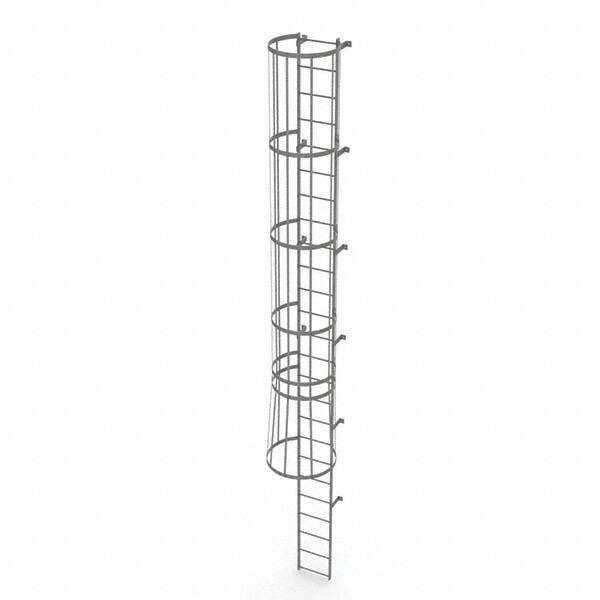 TRI-ARC - Rolling & Wall Mounted Ladders & Platforms Type: Fixed Ladder Style: Safety Cage - All Tool & Supply