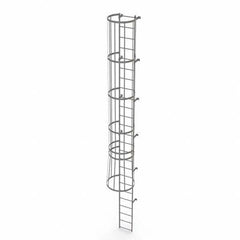 TRI-ARC - Rolling & Wall Mounted Ladders & Platforms Type: Fixed Ladder Style: Safety Cage - All Tool & Supply