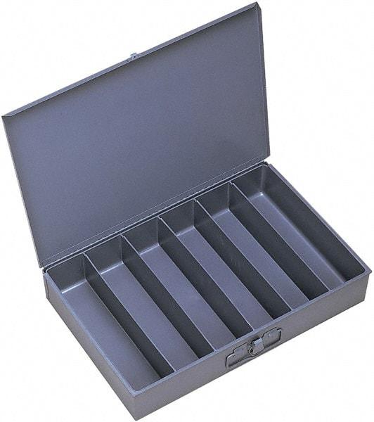 Durham - 18 Inches Wide x 3 Inches High x 12 Inches Deep Compartment Box - Steel , 6 Compartments - All Tool & Supply