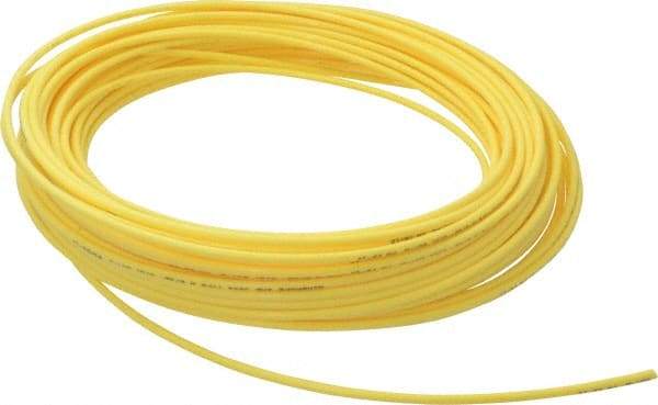 Coilhose Pneumatics - 3/32" ID x 5/32" OD, 0.32" Wall Thickness, 100' Long, Nylon 11 Tube - Yellow, 150 Max psi - All Tool & Supply