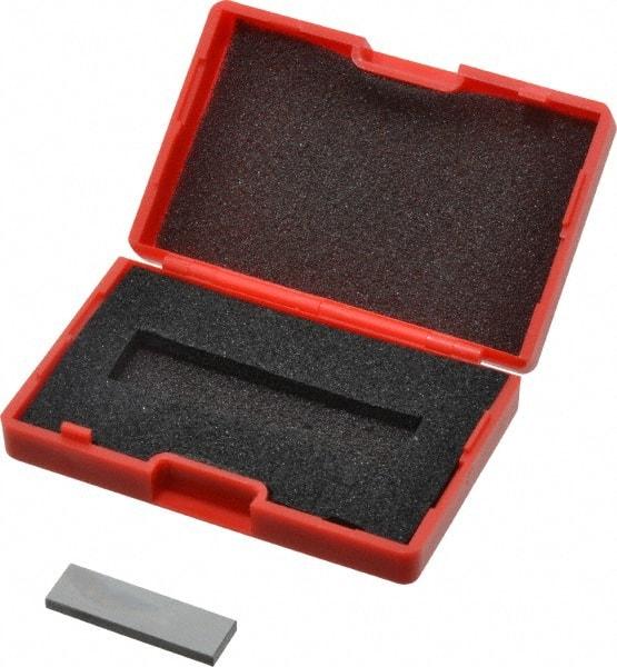 SPI - 0.1002" Rectangular Steel Gage Block - Accuracy Grade AS-1, Includes NIST Traceability Certification - All Tool & Supply