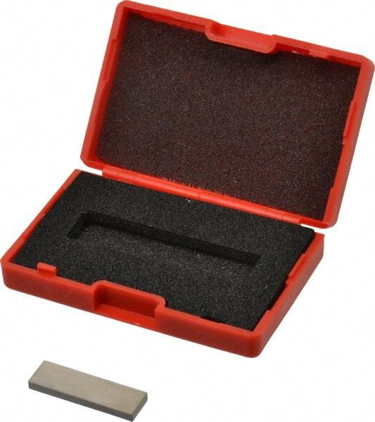 SPI - 0.106" Rectangular Steel Gage Block - Accuracy Grade AS-1, Includes NIST Traceability Certification - All Tool & Supply