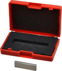 SPI - 0.125" Rectangular Steel Gage Block - Accuracy Grade AS-1, Includes NIST Traceability Certification - All Tool & Supply