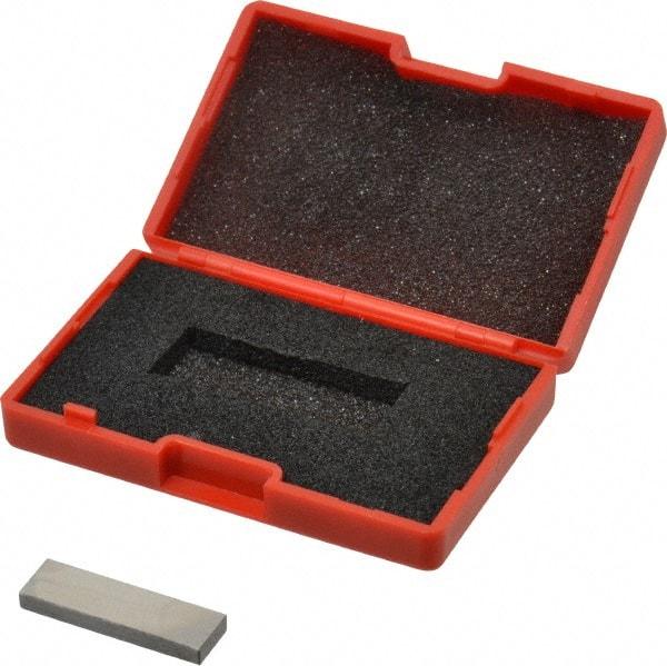 SPI - 0.128" Rectangular Steel Gage Block - Accuracy Grade AS-1, Includes NIST Traceability Certification - All Tool & Supply