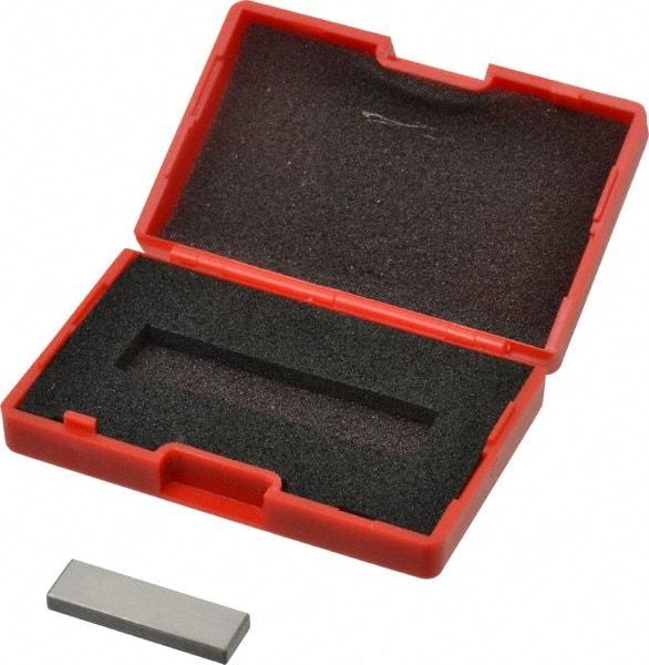 SPI - 0.13" Rectangular Steel Gage Block - Accuracy Grade AS-1, Includes NIST Traceability Certification - All Tool & Supply