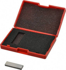 SPI - 0.138" Rectangular Steel Gage Block - Accuracy Grade AS-1, Includes NIST Traceability Certification - All Tool & Supply