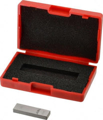 SPI - 0.142" Rectangular Steel Gage Block - Accuracy Grade AS-1, Includes NIST Traceability Certification - All Tool & Supply