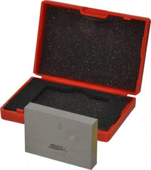 SPI - 2" Rectangular Steel Gage Block - Accuracy Grade AS-1, Includes NIST Traceability Certification - All Tool & Supply