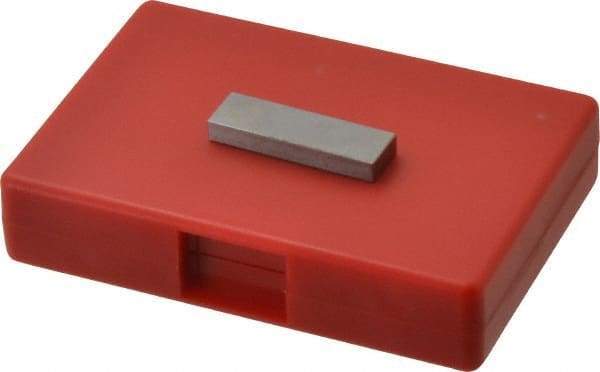 SPI - 0.16" Rectangular Steel Gage Block - Accuracy Grade AS-1, Includes NIST Traceability Certification - All Tool & Supply