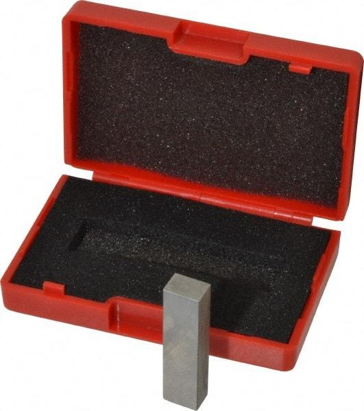 SPI - 0.25" Rectangular Steel Gage Block - Accuracy Grade AS-1, Includes NIST Traceability Certification - All Tool & Supply