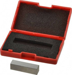 SPI - 0.35" Rectangular Steel Gage Block - Accuracy Grade AS-1, Includes NIST Traceability Certification - All Tool & Supply