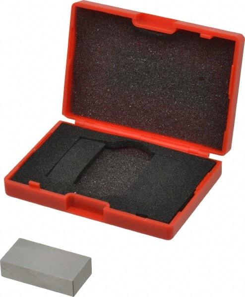 SPI - 0.7" Rectangular Steel Gage Block - Accuracy Grade AS-1, Includes NIST Traceability Certification - All Tool & Supply