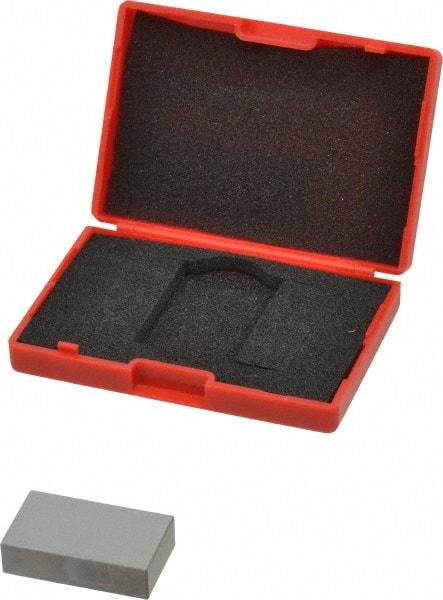 SPI - 0.8" Rectangular Steel Gage Block - Accuracy Grade AS-1, Includes NIST Traceability Certification - All Tool & Supply