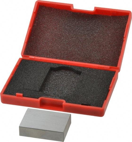 SPI - 0.95" Rectangular Steel Gage Block - Accuracy Grade AS-1, Includes NIST Traceability Certification - All Tool & Supply