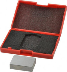 SPI - 0.95" Rectangular Steel Gage Block - Accuracy Grade AS-1, Includes NIST Traceability Certification - All Tool & Supply