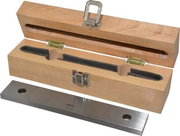 SPI - 8" Rectangular Steel Gage Block - Accuracy Grade AS-1, Includes NIST Traceability Certification - All Tool & Supply